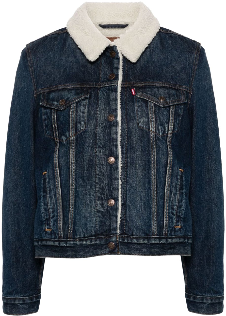 Levi's Coats Blue Blauw