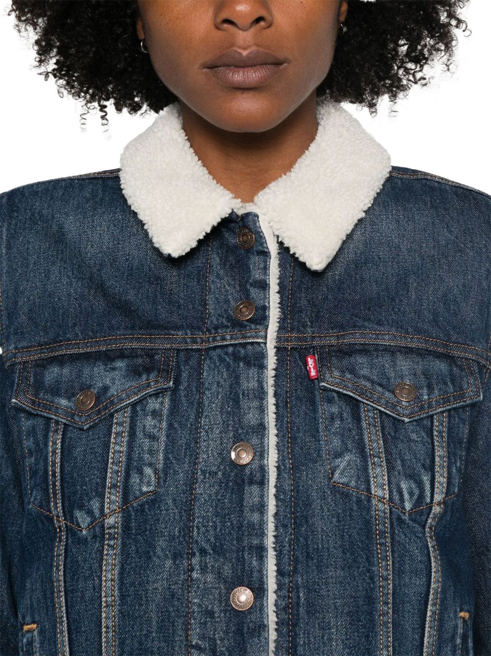 Levi's Coats Blue Blauw