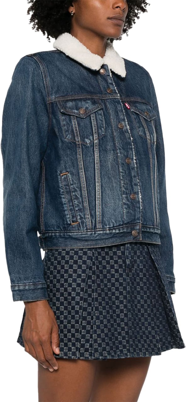 Levi's Coats Blue Blauw