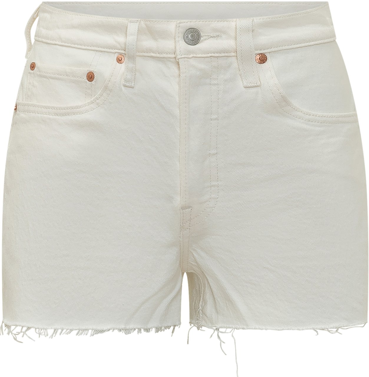 Levi's Short in Denim con Orlo Sfrangiato Wit