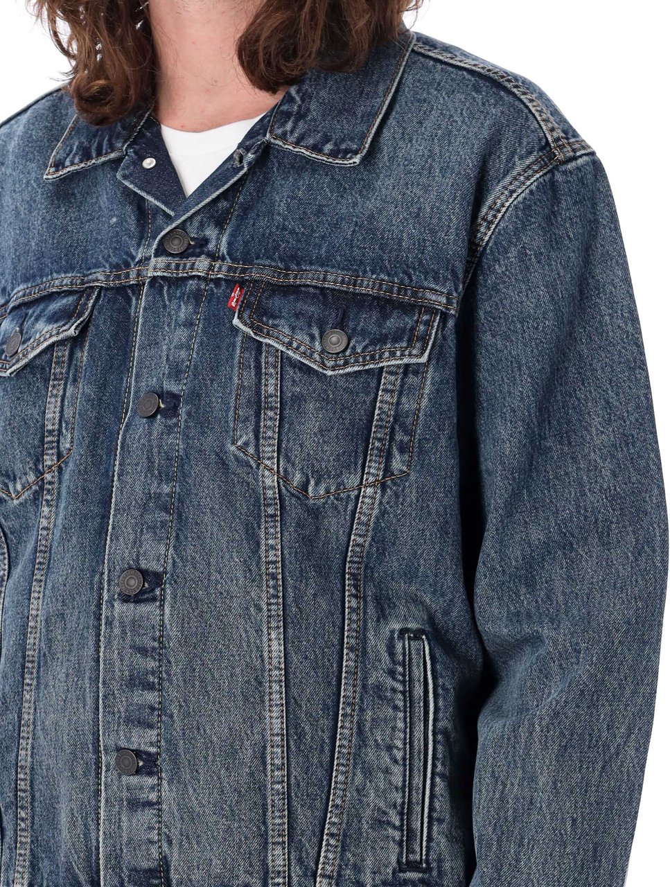Levi's The Trucker Jacket Blu Blauw