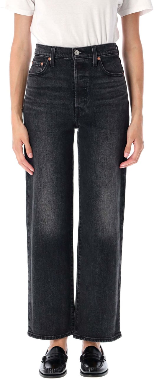 Levi's Ribcage Straight Ankle Loom About Black Zwart