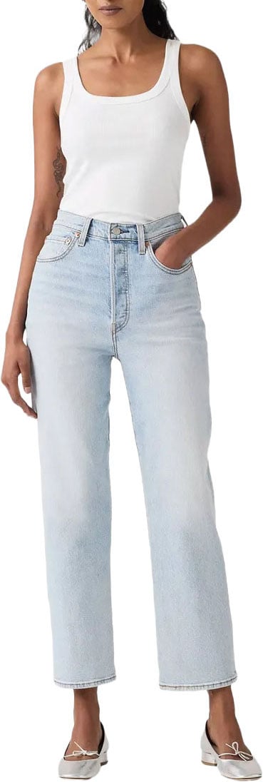 Levi's LEVI STRAUSS - Ribcage Straight Ankle - 72693 - 0282 Blauw