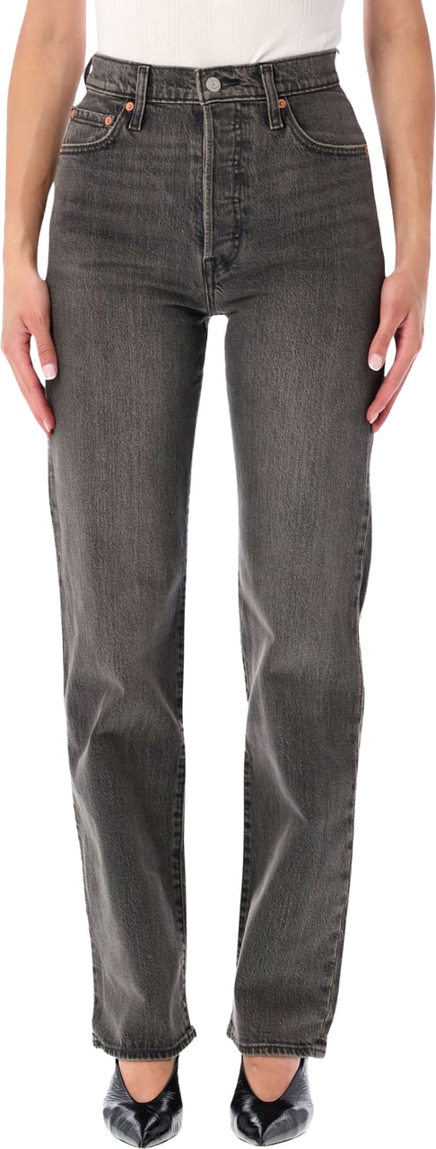 Levi's Ribcage Full Lenght Nero Donkergrijs
