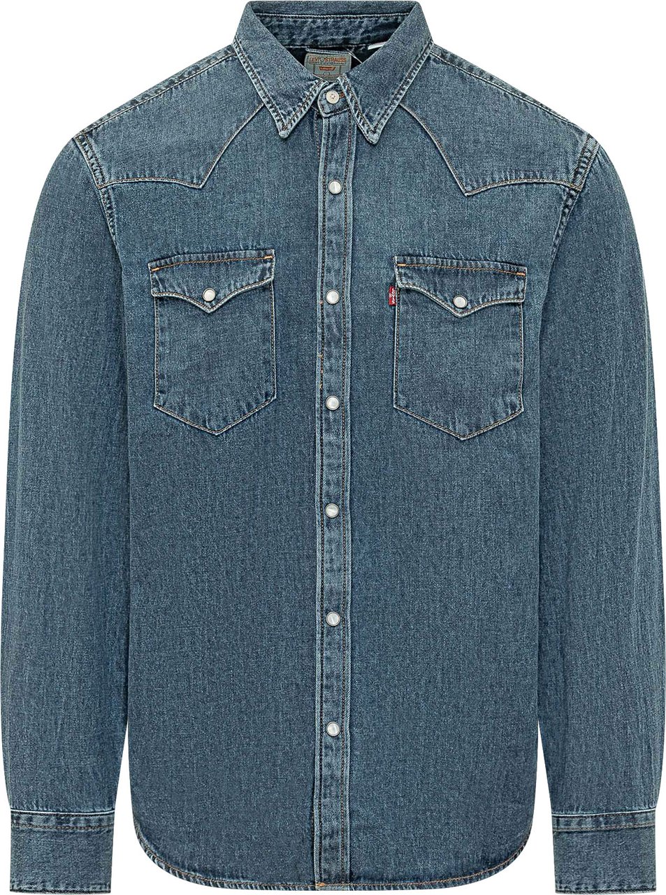 Levi's Camicia Barstow Western con Tasche Blauw