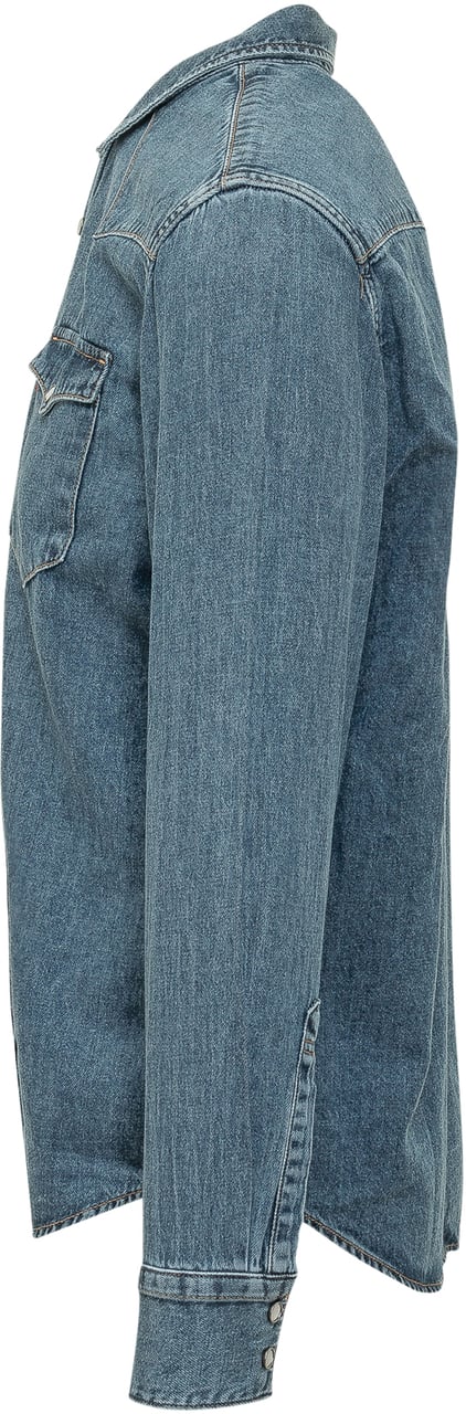 Levi's Camicia Barstow Western con Tasche Blauw
