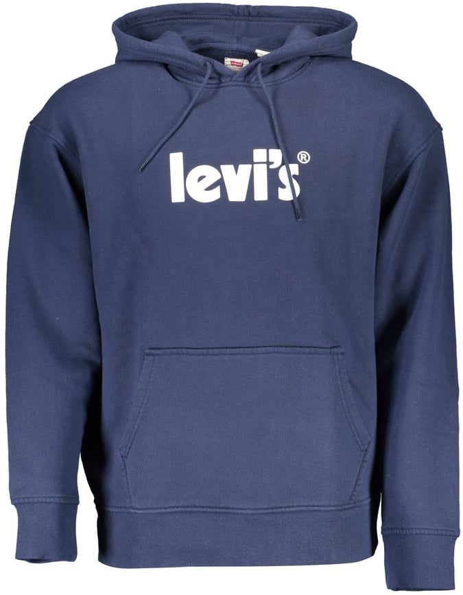 Levi's Levi's Blue Cotton Men Sweatshirt Blauw