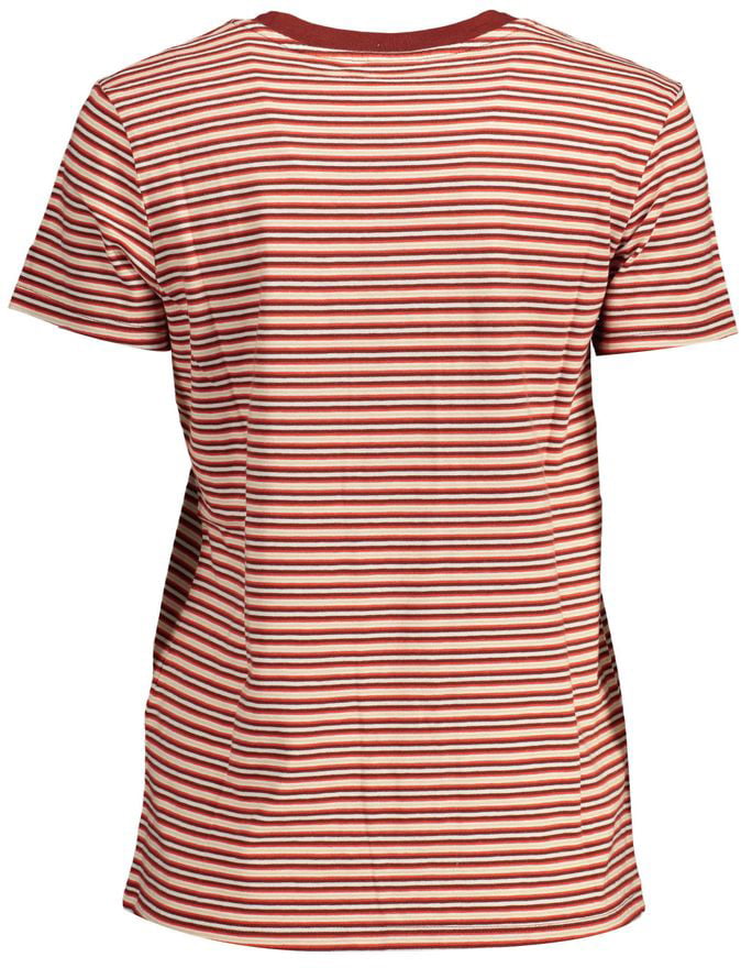 Levi's Rosso Cotton Women T-Shirt Zwart