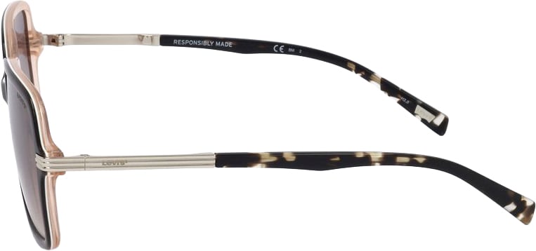 Levi's Black Resin Sunglasses Zwart