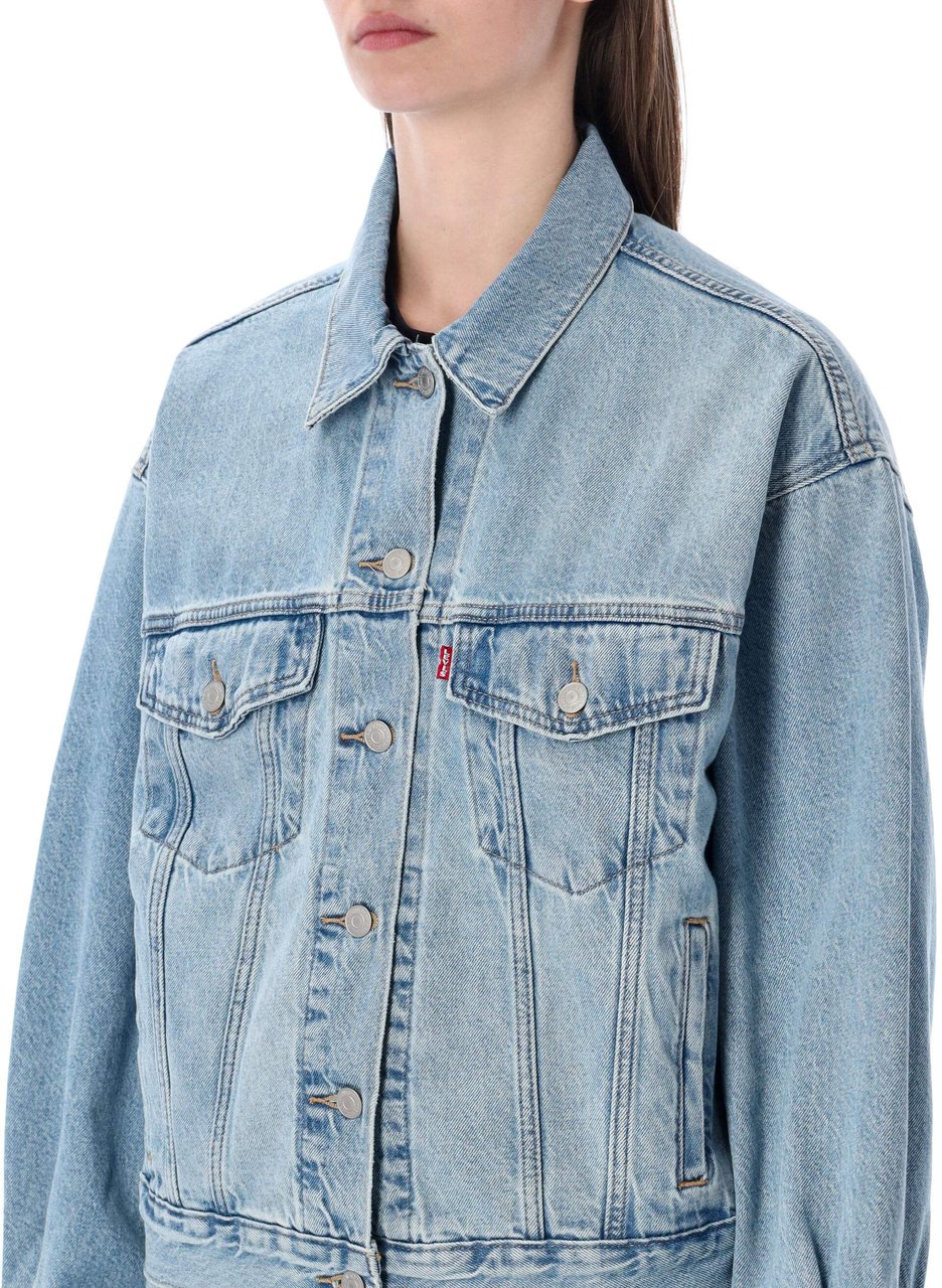 Levi's 90'S Trucker She Knew Light Blue Lichtblauw