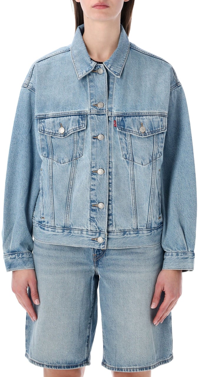 Levi's 90'S Trucker She Knew Light Blue Lichtblauw
