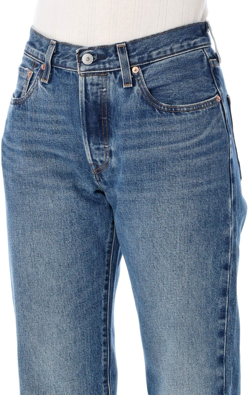 Levi's 501 90S Strass Mid Blue Blauw