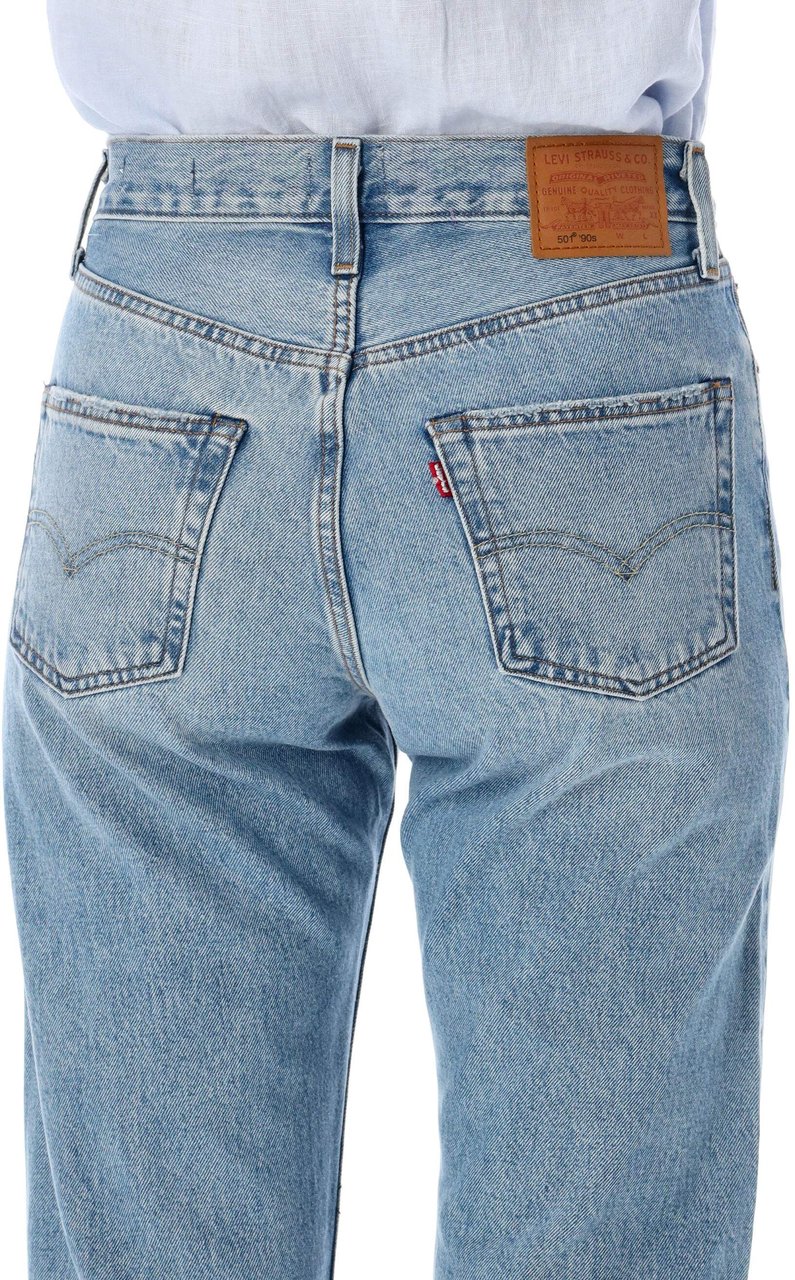 Levi's 501 '90S Hallowed Hour Selvedge Light Blue Blauw
