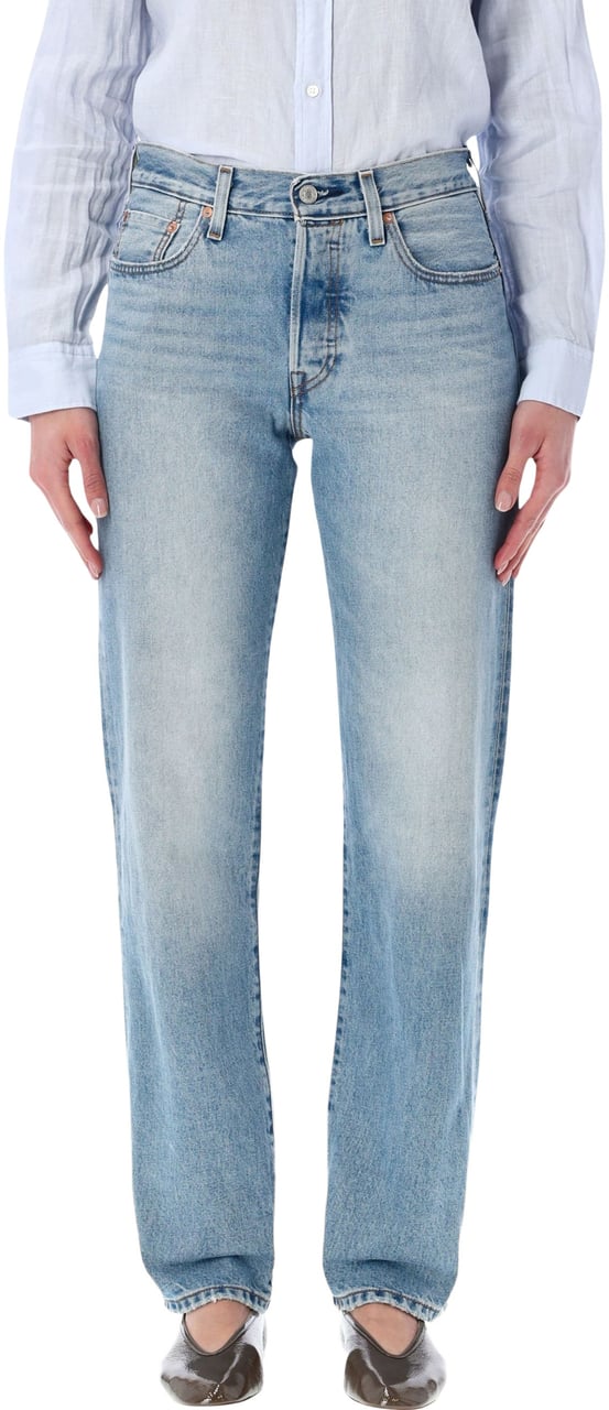 Levi's 501 '90S Hallowed Hour Selvedge Light Blue Blauw