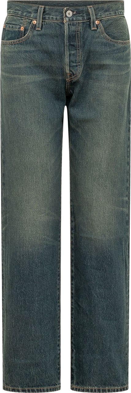 Levi's Jeans 501 90s a Gamba Dritta Blauw