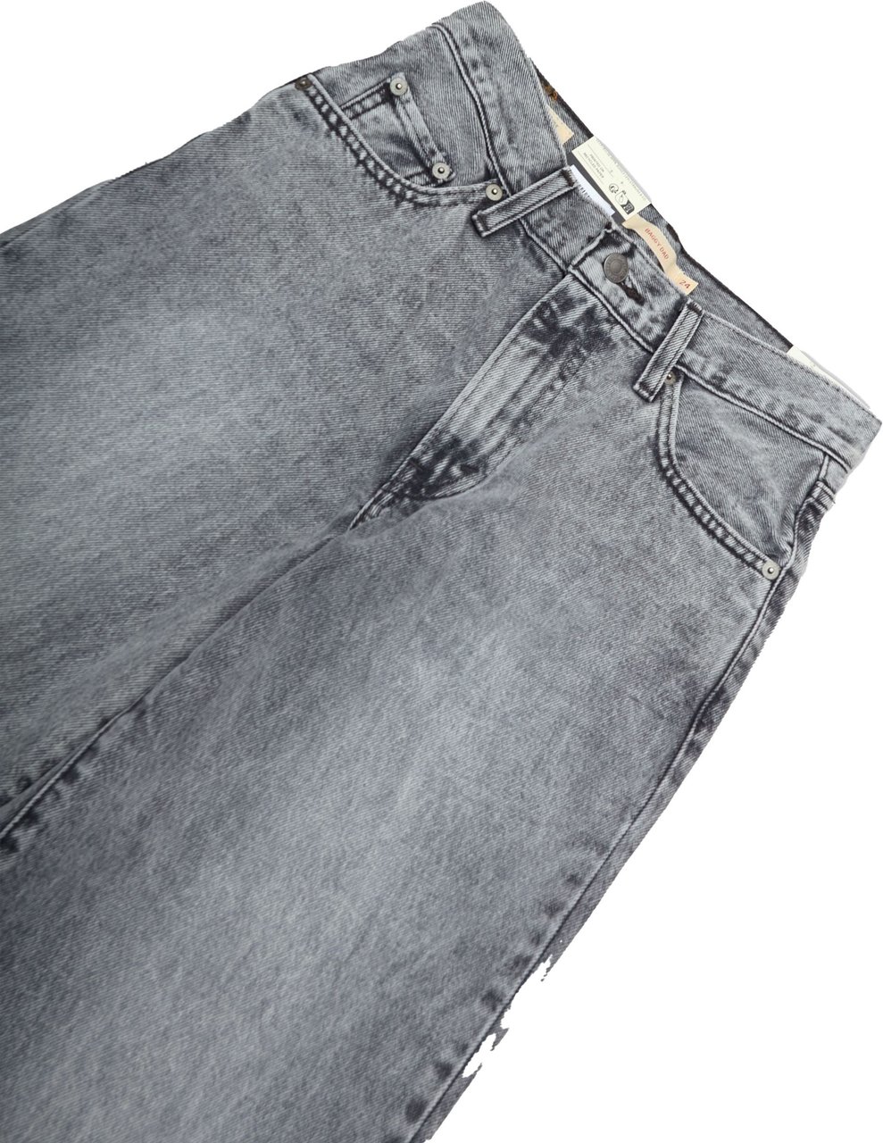 Levi's Jeans Woman Baggy 'Dad Path Of Totality' Grigio Grijs