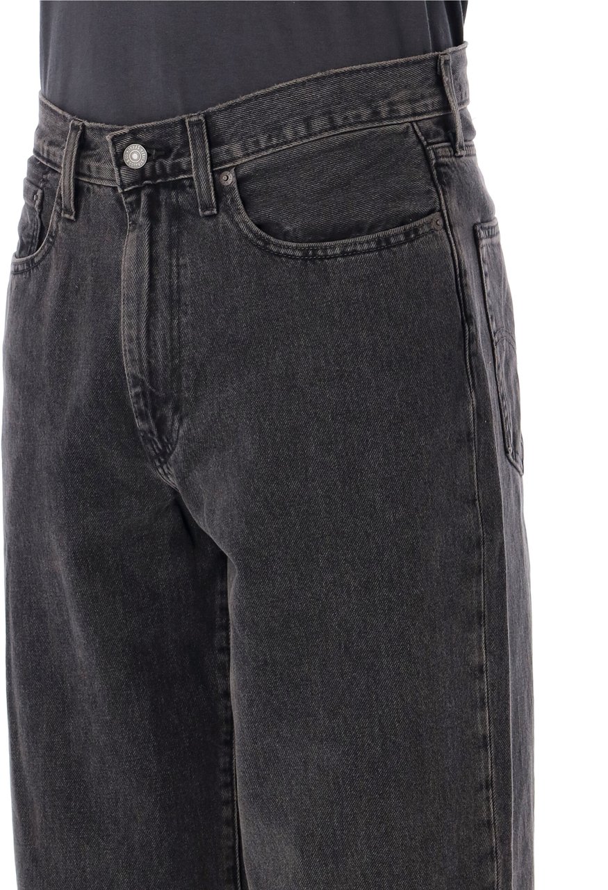 Levi's 578 Baggy Black Wash Donkergrijs