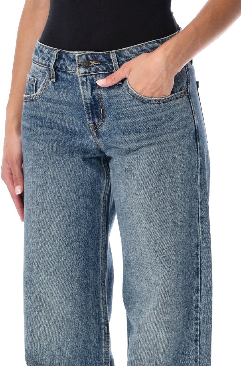 Levi's Low Loose Mid Blue Blauw
