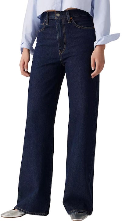 Levi's LEVI STRAUSS - Ribcage Wide Leg H223 Shaded View - A6081 - 0019 Blauw