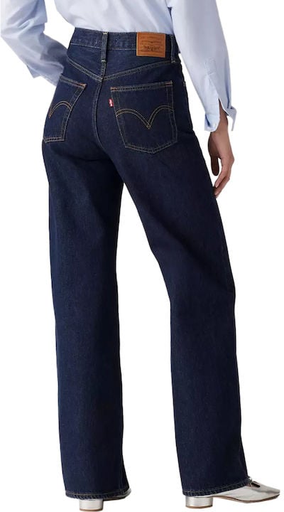 Levi's LEVI STRAUSS - Ribcage Wide Leg H223 Shaded View - A6081 - 0019 Blauw