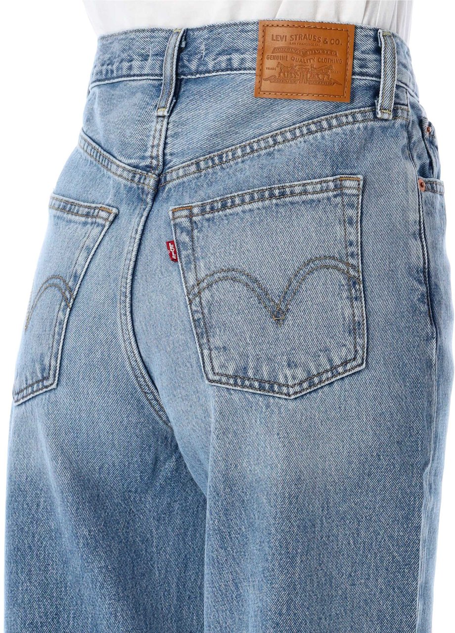 Levi's Ribcage Wide Leg Not The Same Light Blue Lichtblauw