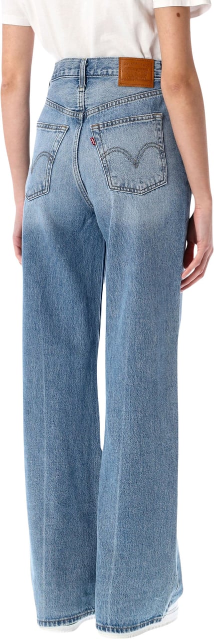 Levi's Ribcage Wide Leg Not The Same Light Blue Lichtblauw