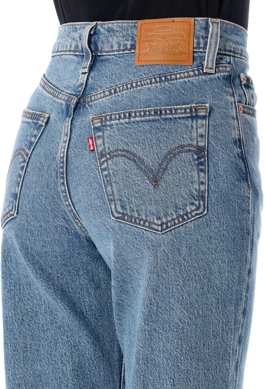 Levi's Ribcage Bells Next Saturday No Crease Light Blue Blauw