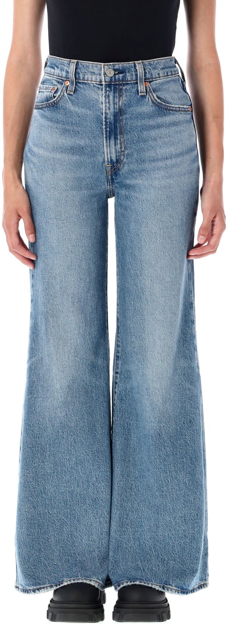 Levi's Ribcage Bells Next Saturday No Crease Light Blue Blauw