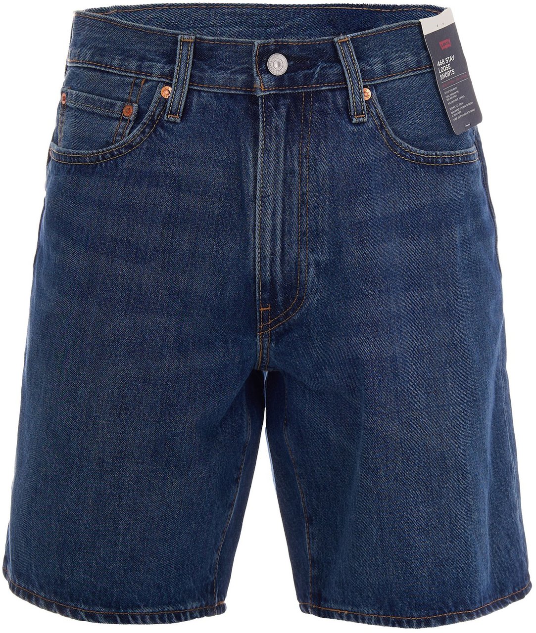 Levi's Shorts Dark Indigo Worn In Navy