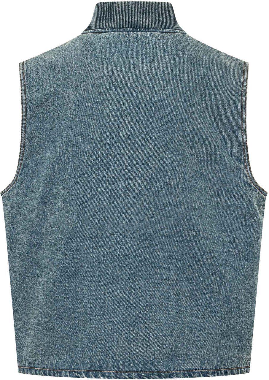Levi's Gilet Sansome con Zip Blauw