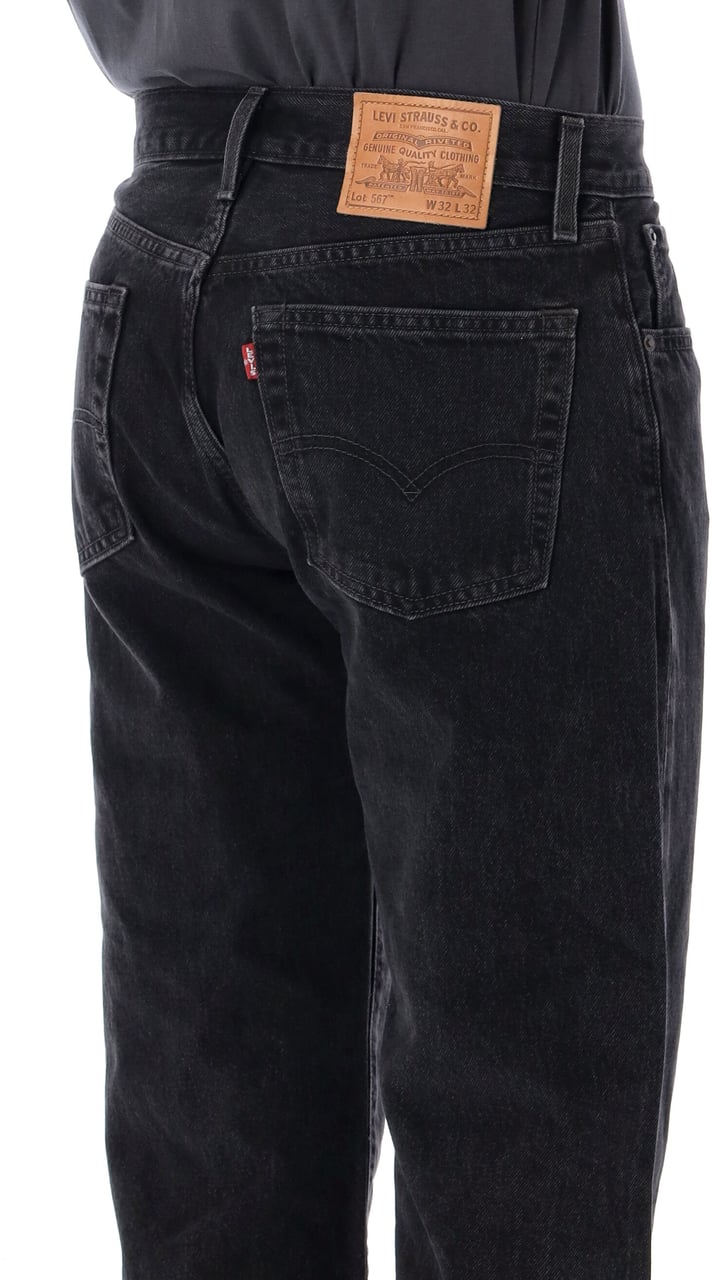 Levi's 567 Flaire Black Wash Zwart
