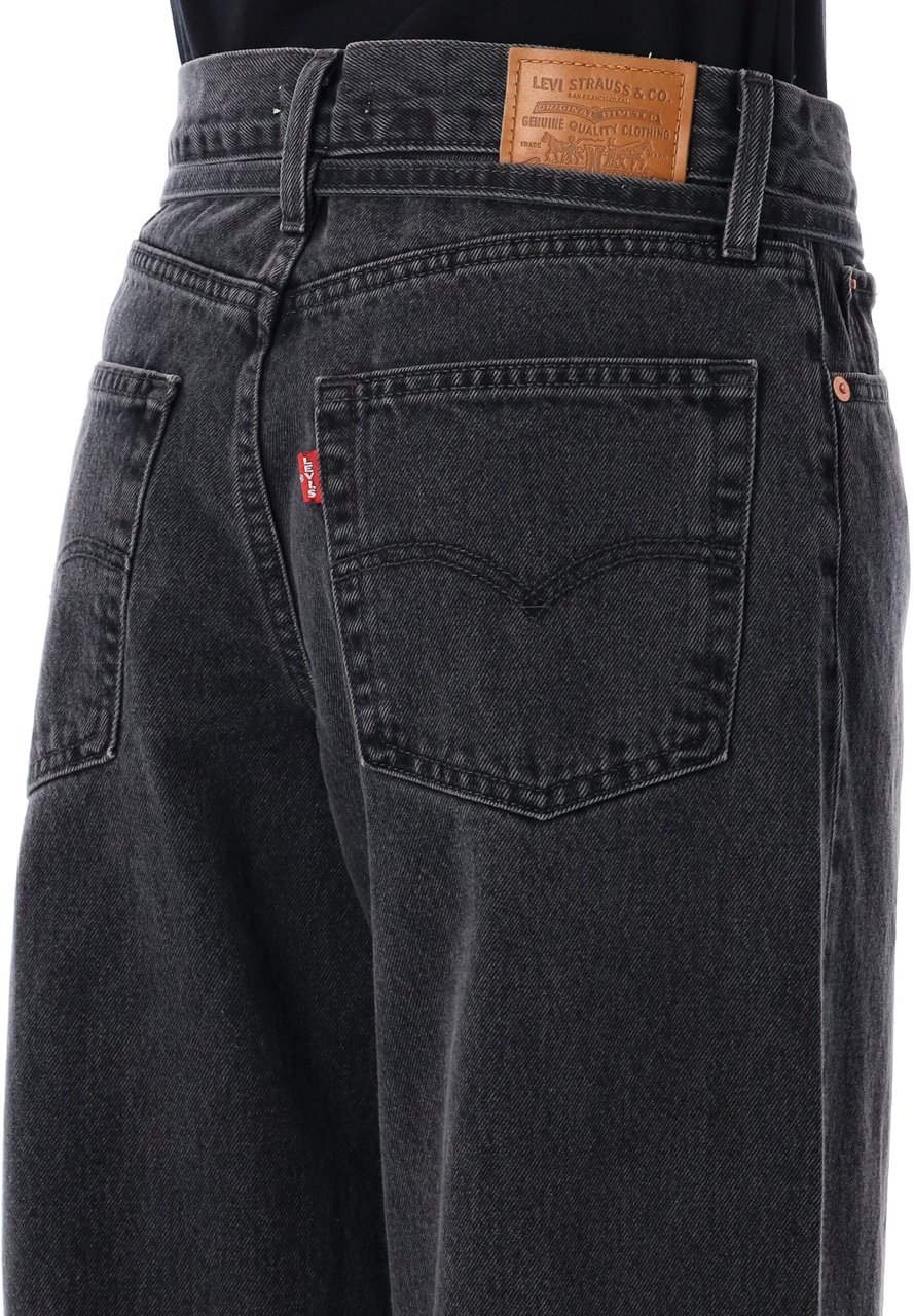 Levi's Xl Straight Influencial Lady Black Zwart