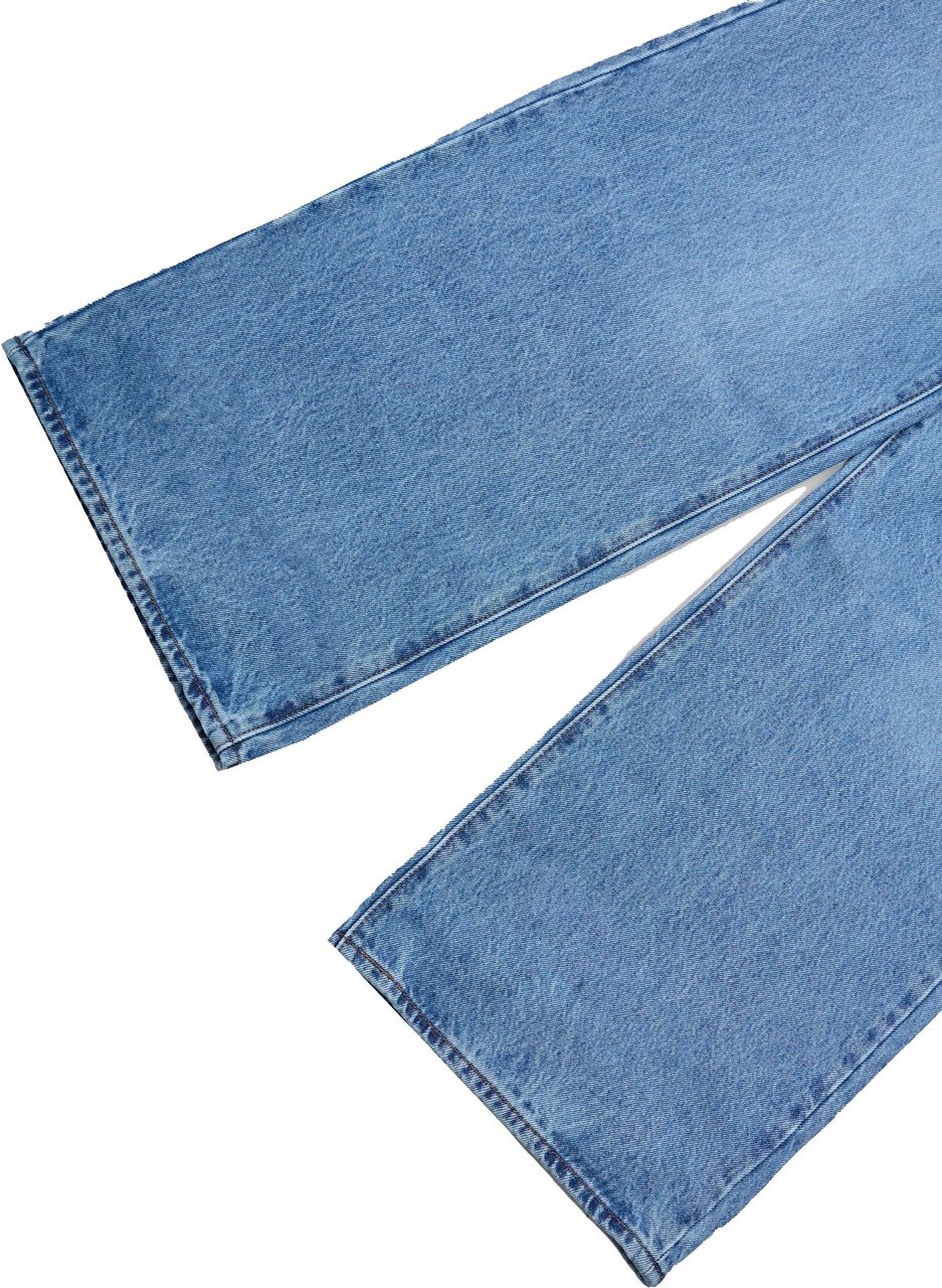 Levi's Jeans Woman XL Straight Baggy 'Thanks Friend' Med Indigo Divers