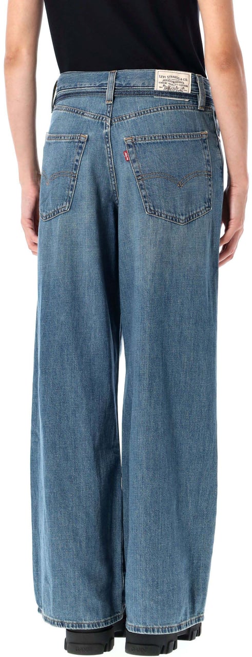 Levi's Xl Straight Stop Flaxing Mid Blue Blauw
