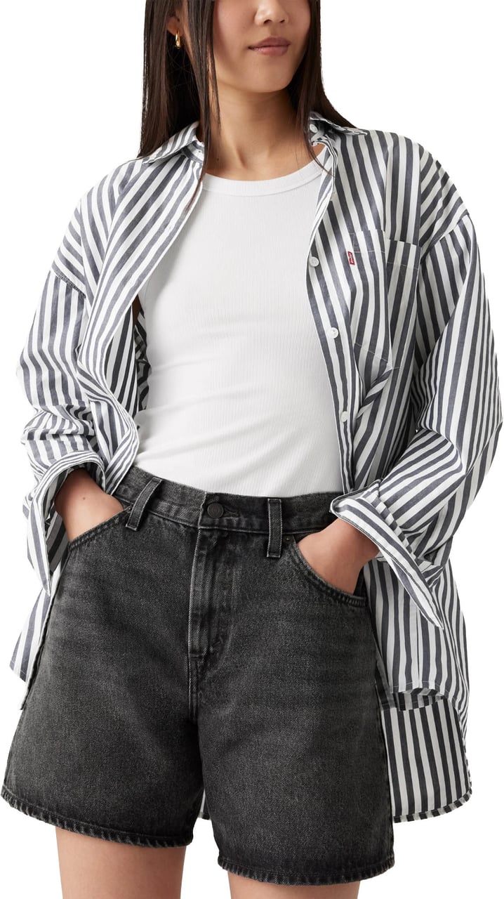 Levi's LEVI STRAUSS - High Baggy Short Wheres My Phone - A9311 - 0003 Zwart