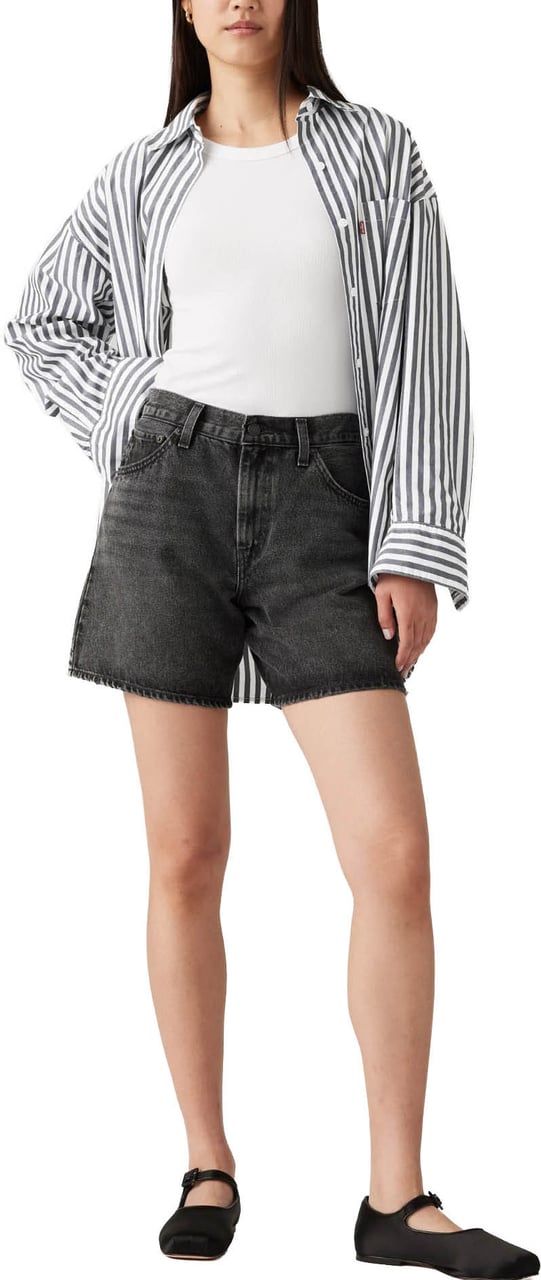 Levi's LEVI STRAUSS - High Baggy Short Wheres My Phone - A9311 - 0003 Zwart