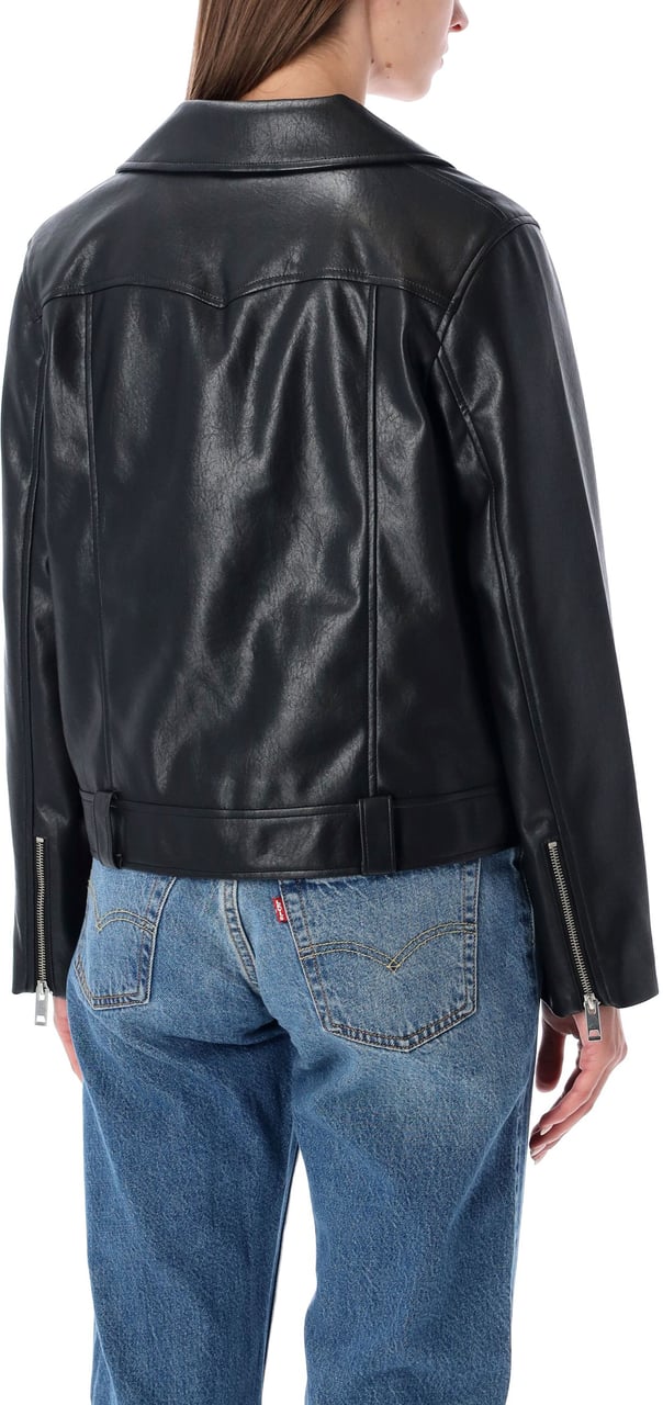 Levi's Kendal Moto Jacket Eco Leather Nero Zwart