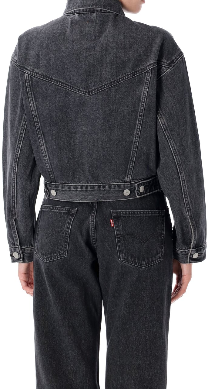 Levi's 90'S Trucker Studs Nero Zwart