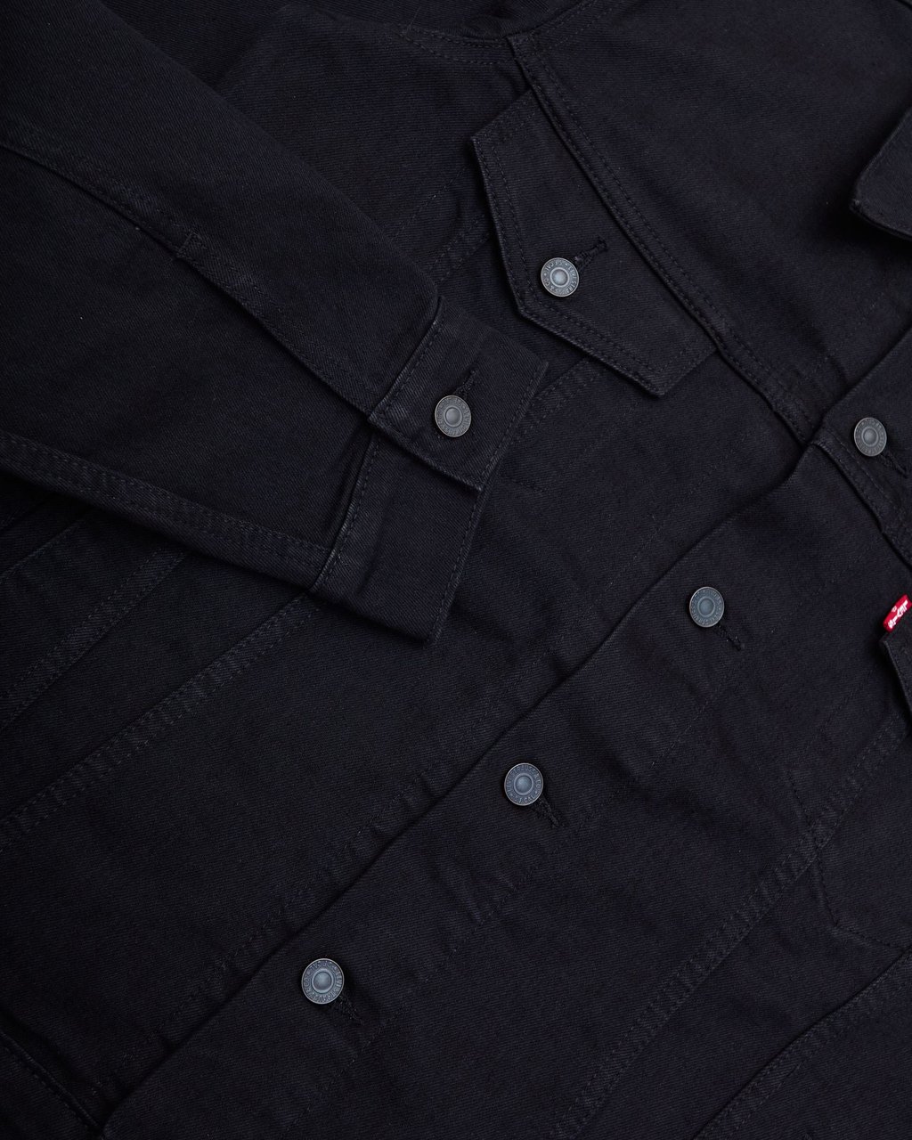 Levi's Giacca The Trucker Dark Horse Nera Zwart
