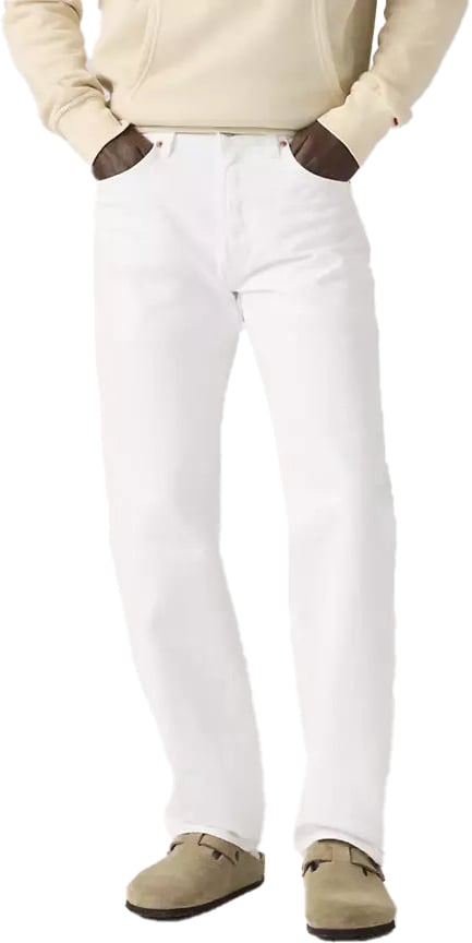 Levi's Jeans 501 Original Bianco Wit