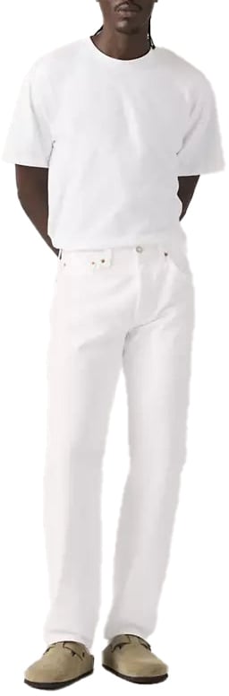 Levi's Jeans 501 Original Bianco Wit