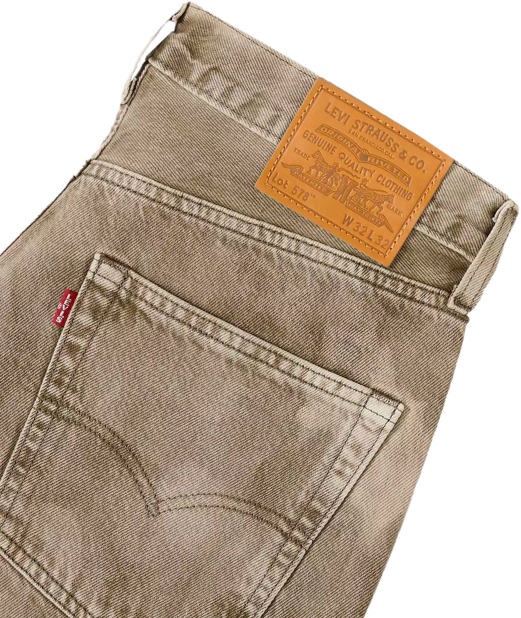 Levi's Jeans 578 Baggy Express Camo Verde Groen