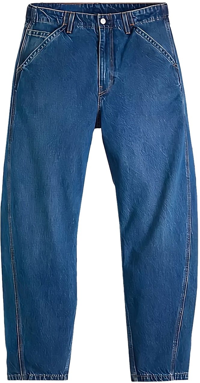 Levi's Jeans Baggy Barrel Max Volume Denim Dark Indigo Divers