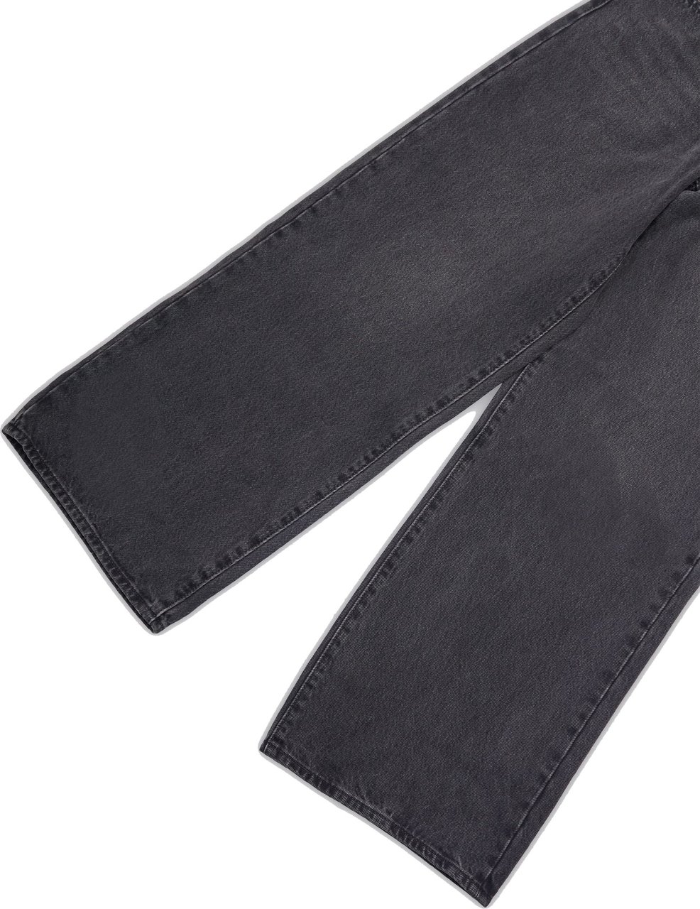 Levi's Jeans Woman XL Straight 'Influential Lady' Denim Nero Zwart