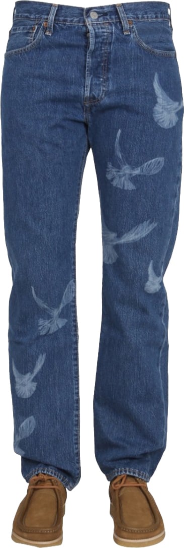 Levi's Denim 501 Jeans Blauw