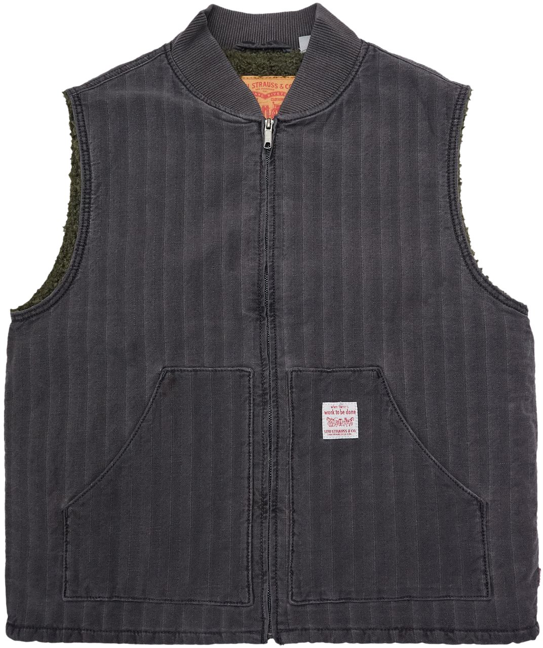 Levi's Vest Sansome 'Double Duty' Grigio Grijs
