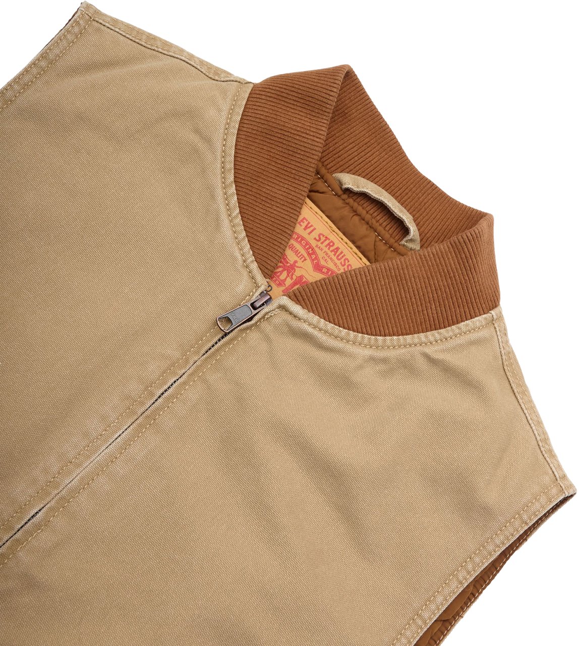 Levi's Vest Sansome 'Tiger's Eye' Marrone Bruin