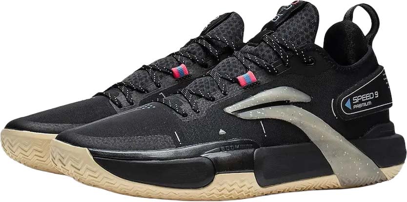 Li-Ning Speed 9 Basketbalschoen Zwart Zwart