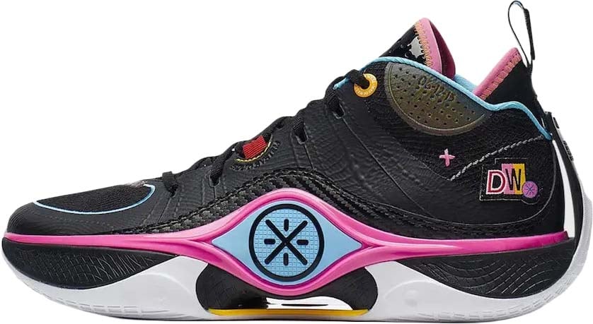 Li-Ning Way of Wade Shadow 5 Miami Nights Basketbalschoen Zwart Zwart