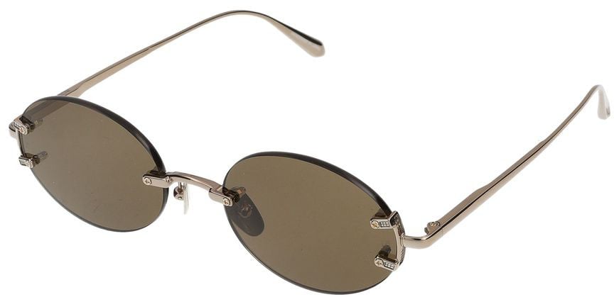 Linda Farrow Sunglasses Linda Farrow LFL1544 Stella C7 White Gold/Silver 51/22/145 Bruin